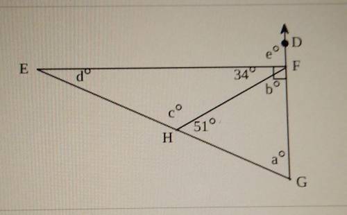 ⚠️PLEASE HELP!!⚠️

find the measures of the angles labeled in the figure below. measure angle EFDm
