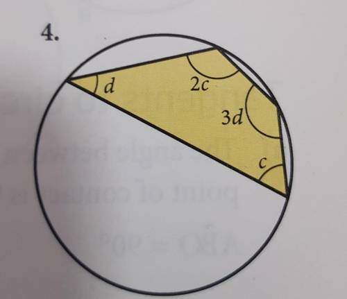 Someone help.me find angle C and Dalso this is in CIRCLE THEOREM lesson