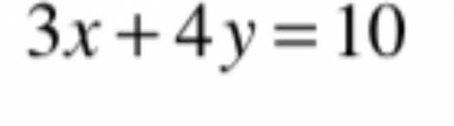 How would you solve a linear equation with X and Y on the same side