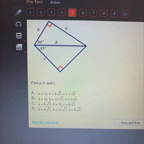 Help Plz Special Right Triangles Help