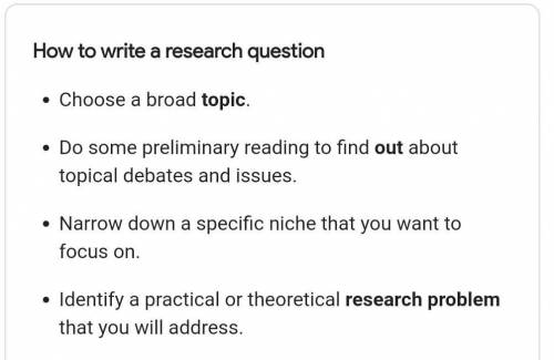 Which is the best example of a strong research question?