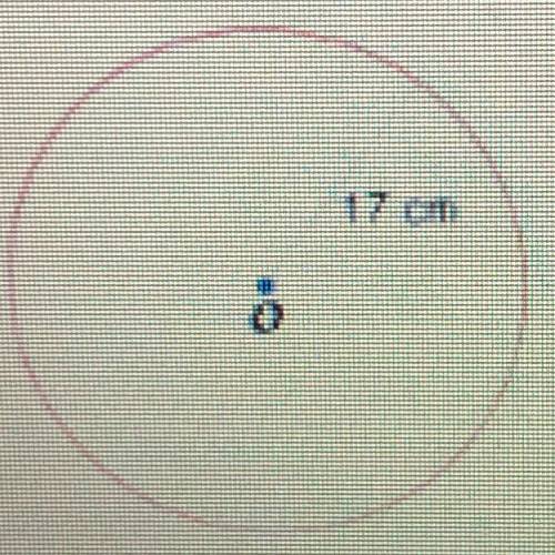 What is the approximate what is the approximate area of the circle shown below?

A. 908 cm2
B. 53