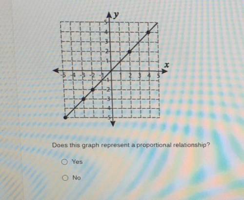 Help me please does this graph of a proportional relationship