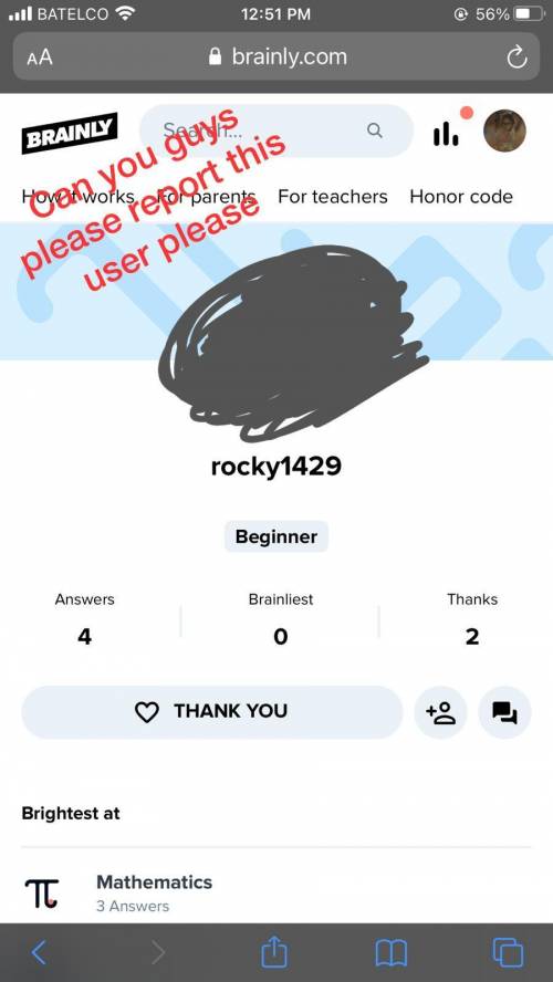 Can you please report this user 
PLEASE GUYS