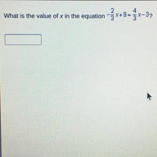 What is the value of X in this equation?
