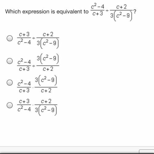 Which expression is equivalent to? help