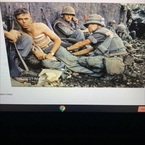 can someone analyze this pic for pls l will really appreciate it for Vietnam war 4,3 lines pls l wi
