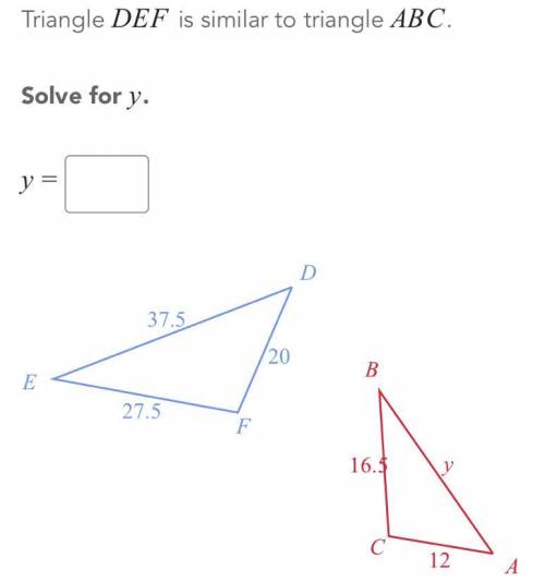 Please help!
Solve for Y