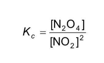 For the current reaction, 2NO2 ↔ N2O4, we have:

Kc = 
Concentration of NO2 = 11.95
Concebtration