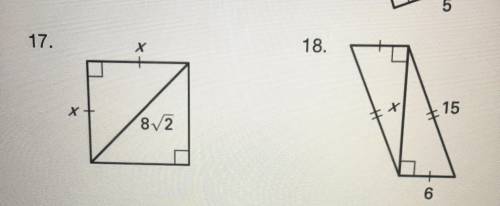 I need to use the Pythagorean Theorem to find X. I don’t know how to do that!!