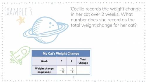 PLEASE ANSWER ASAP FOR BRAINLEST

Cecilia records the weight change in her cat