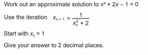 Please could you help me answer this iteration question, thank you