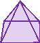 Which figure is shown? A shape with a rectangular base and 4 triangular sides. prism pyramid cylind