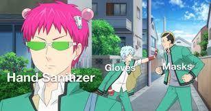 Saiki k memes. because i just remembered how much i loved that anime.