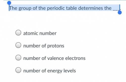 The group of the periodic table determines the ___.