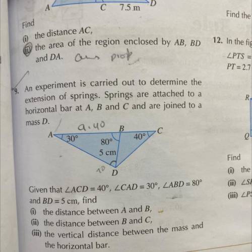 Please help me with Q9 part (ii) and (iii)