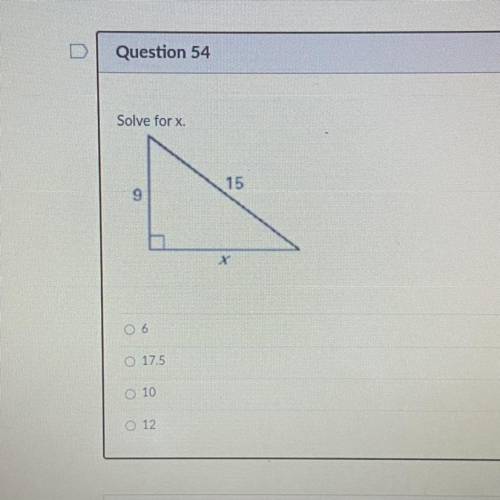 Please help asap! 
Solve for X.