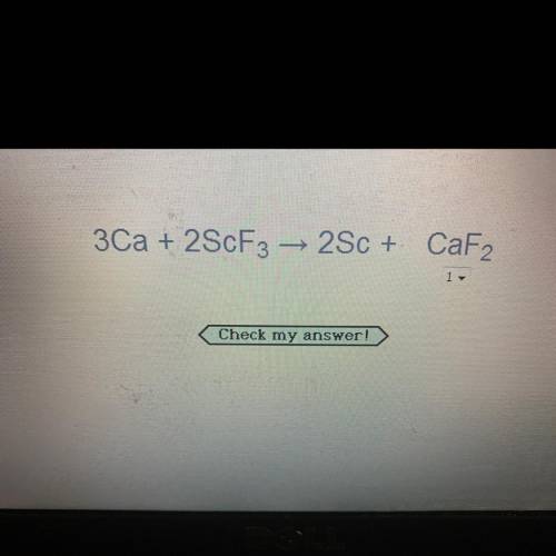 Balance this chemical equation