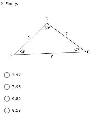 Will try to give brainliest! please help soon.

1. Find the measure of angle L.
A. 21.6°
B. 21.9°