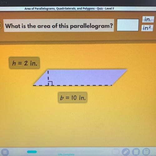 Help please 
What is the area of this parallelogram?