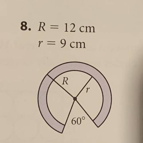 How do I find the area of the shaded region?