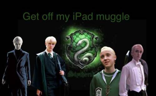 UnU Draco malfoy things I made (the quidditch one is a Drarry thing)