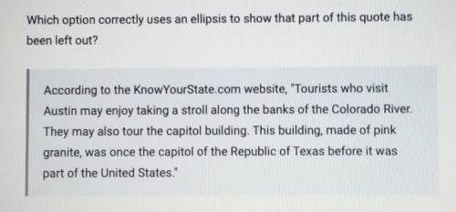 O A. According to the Know YourState.com website, Tourists who visit Austin may enjoy taking a str