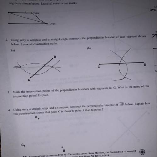 Isosceles Triangles! HELP GIVING BRAINLIEST ANSWER!
#2-4 please