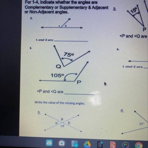 Help me out with 1 and 3 (geometry)