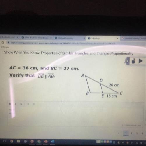 Please help 
AC= 36cm, and BC= 27cm