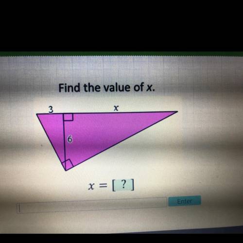 Find the value of x.