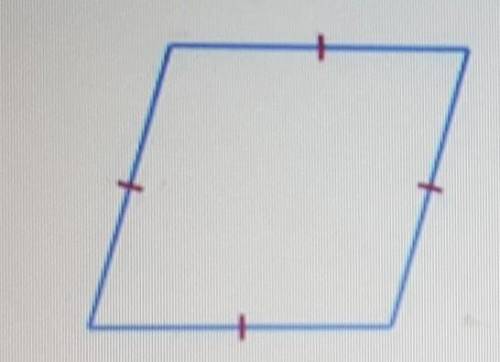 Pick all the names for this shape.

a) quadrilateralb) squarec) rectangle d) parallelogram