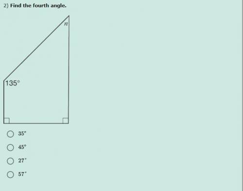 Help Find the fourth angle. PLEASE and thanks!!