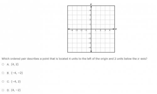 A coordinate grid is shown below.