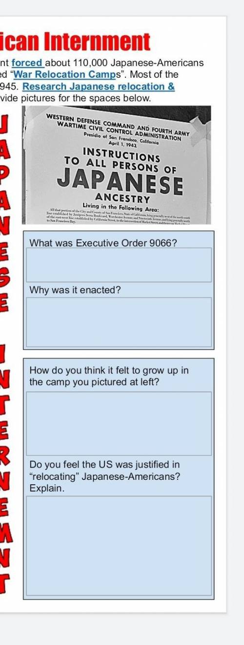 What was executive order 9066? and on the picture can yall help me with the question pleasee
