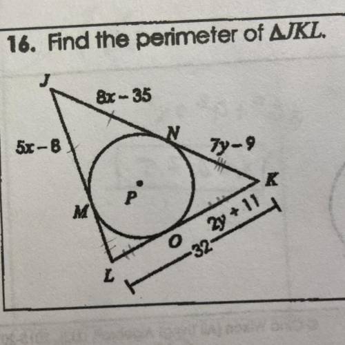 Find the perimeter of AJKL
