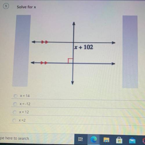 Help me find the x for this equation