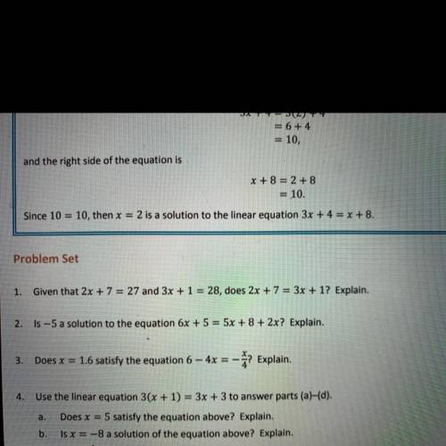 Help please, just for number 1 
look at attached photo