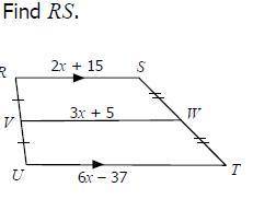 Find the length of RS