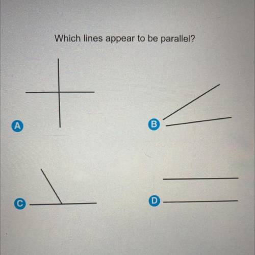 Which lines appear to be parallel?
A А