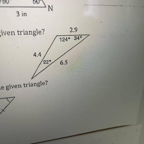 Which is the correct angle and side classification for the given triangle

A. Acute Isosceles
B. O