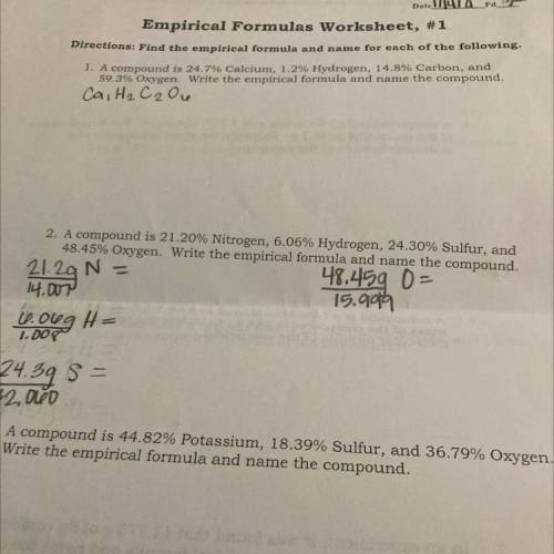 Empirical formula
can i have help