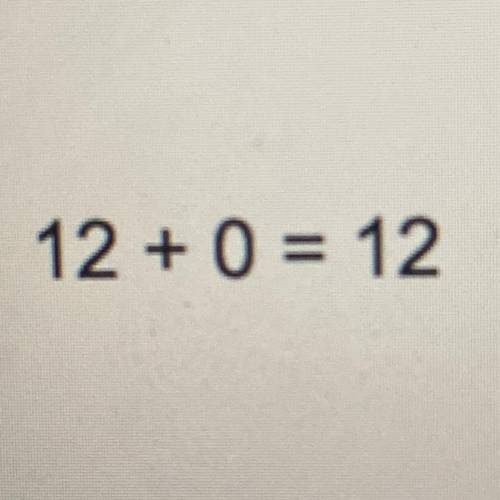 What is this math property called? Need help.