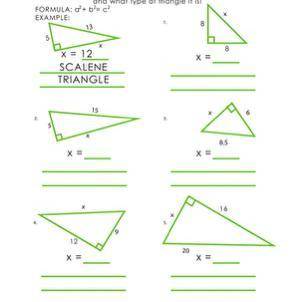 Pls help!!

Pythagorean Theorem
Find the missing side of the triangle! Write down the missing side