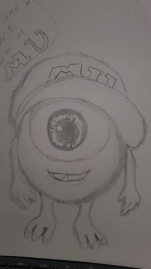 U like it or no it is kid Mike from Monsters University