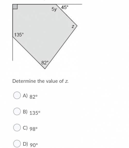 Determine the value of z