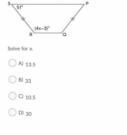 Help me please Solve for x.