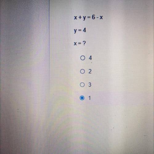I’m not sure if it’s 1 but I know it’s not 3 and if you answer please Give an explanation!