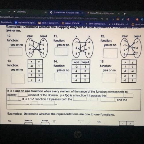 I need help with 10, 11, 12, 13, 14 & 15.