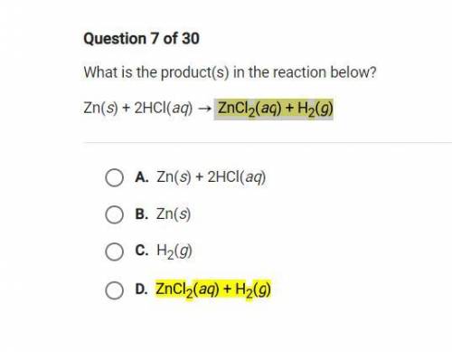 What is the product(s) in the reaction below?